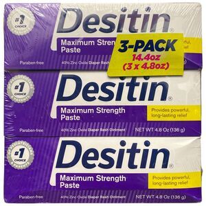 Desitin Maximum Strength Diaper Rash Paste 4.8oz., 3pk